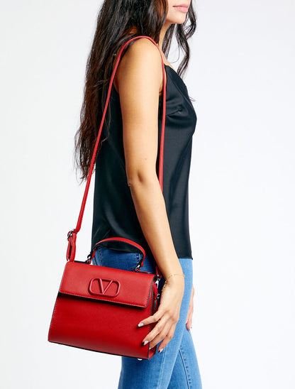 Sac besace Clarence - Rouge - 6