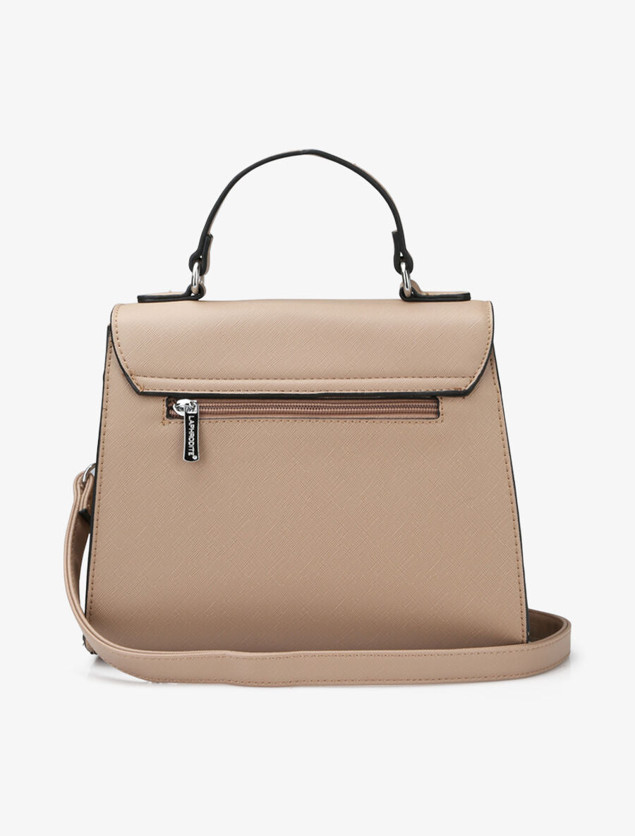Sac besace Clarence - Taupe - 3