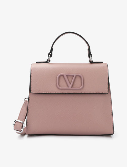 Sac besace Clarence - Vieux rose - 1