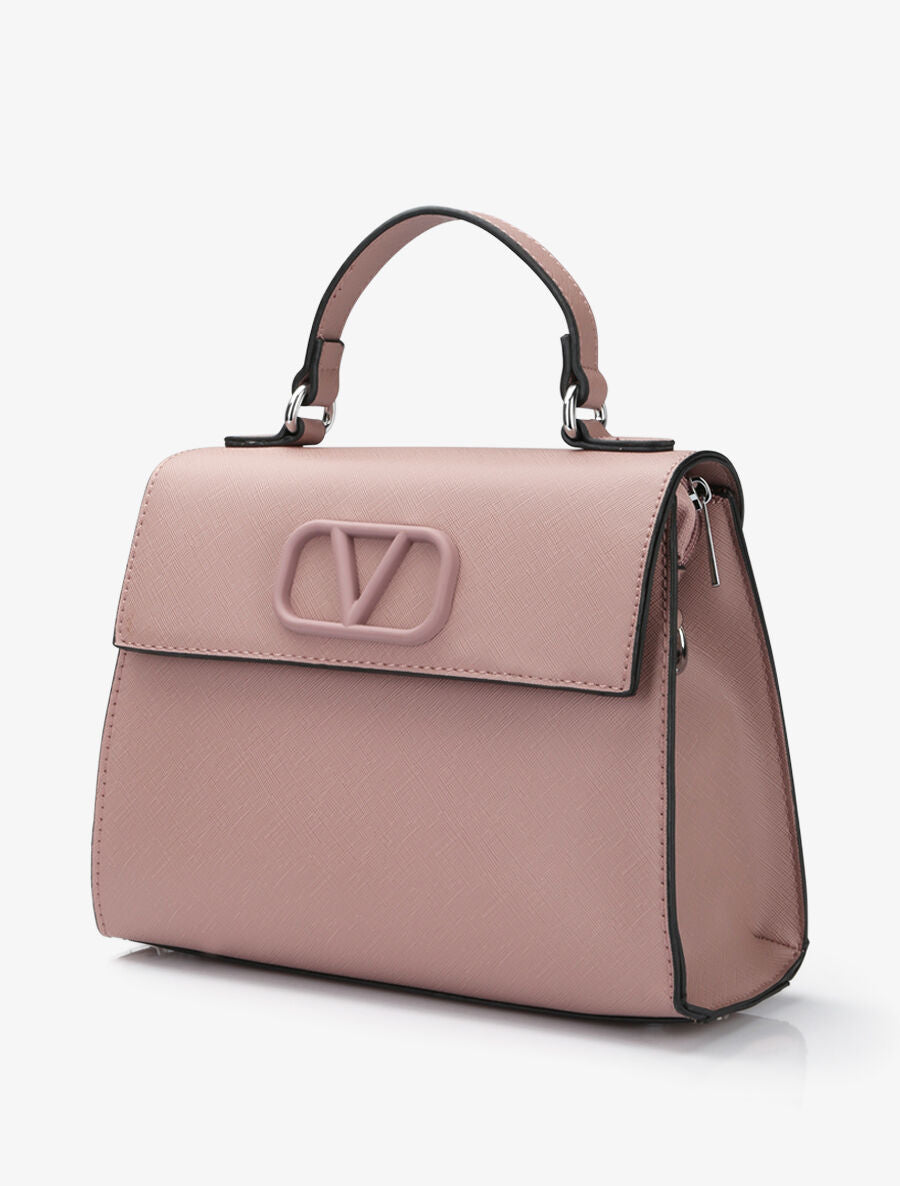 Sac besace Clarence - Vieux rose - 2