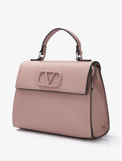 Sac besace Clarence - Vieux rose - 2