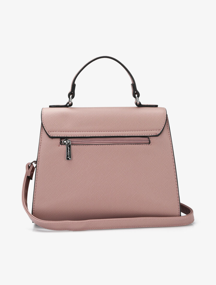 Sac besace Clarence - Vieux rose - 3