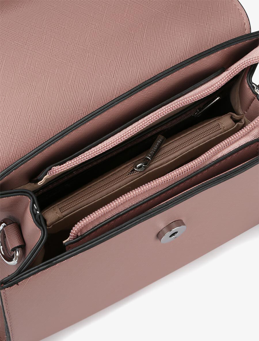 Sac besace Clarence - Vieux rose - 5