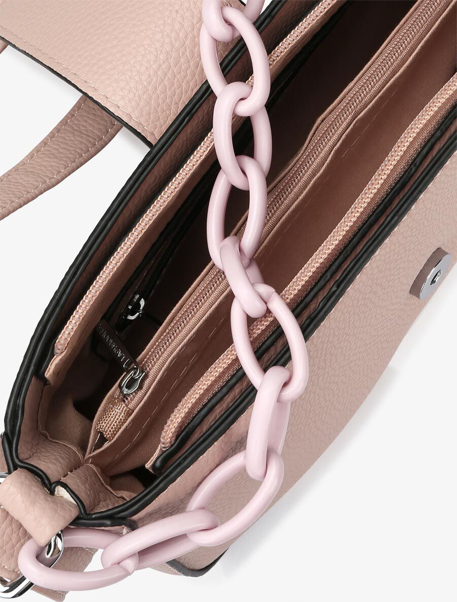 Sac besace Amandine - Taupe - 5