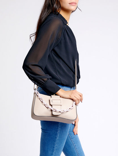 Sac besace Amandine - Taupe - 6