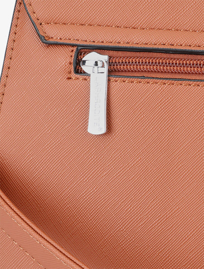 Sac besace Clarence - Camel - 4