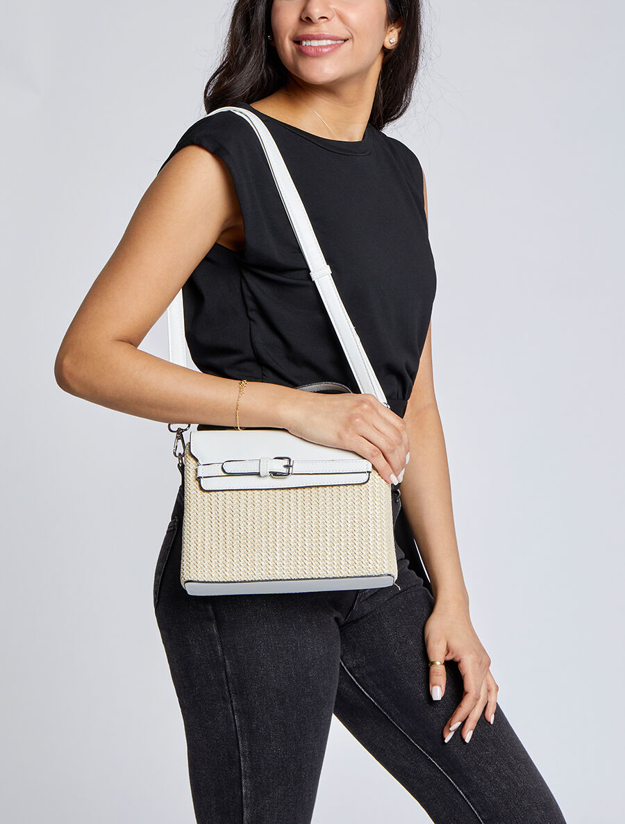 Sac besace Mylène - Blanc - 4