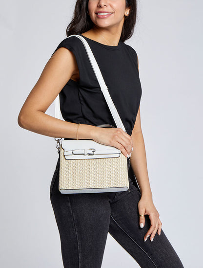Sac besace Mylène - Blanc - 4