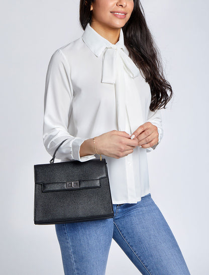 Sac besace Suzanne - Noir - 4