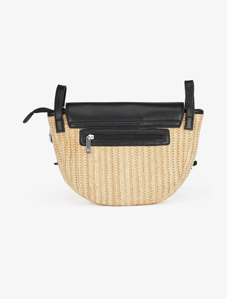 Sac besace Justina - Noir - 4