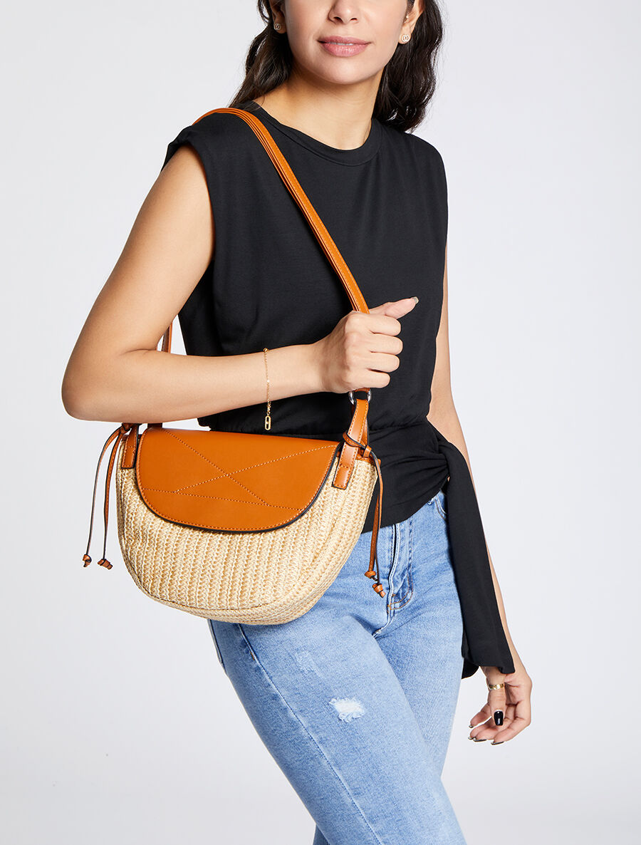 Sac besace Justina - Camel - 5
