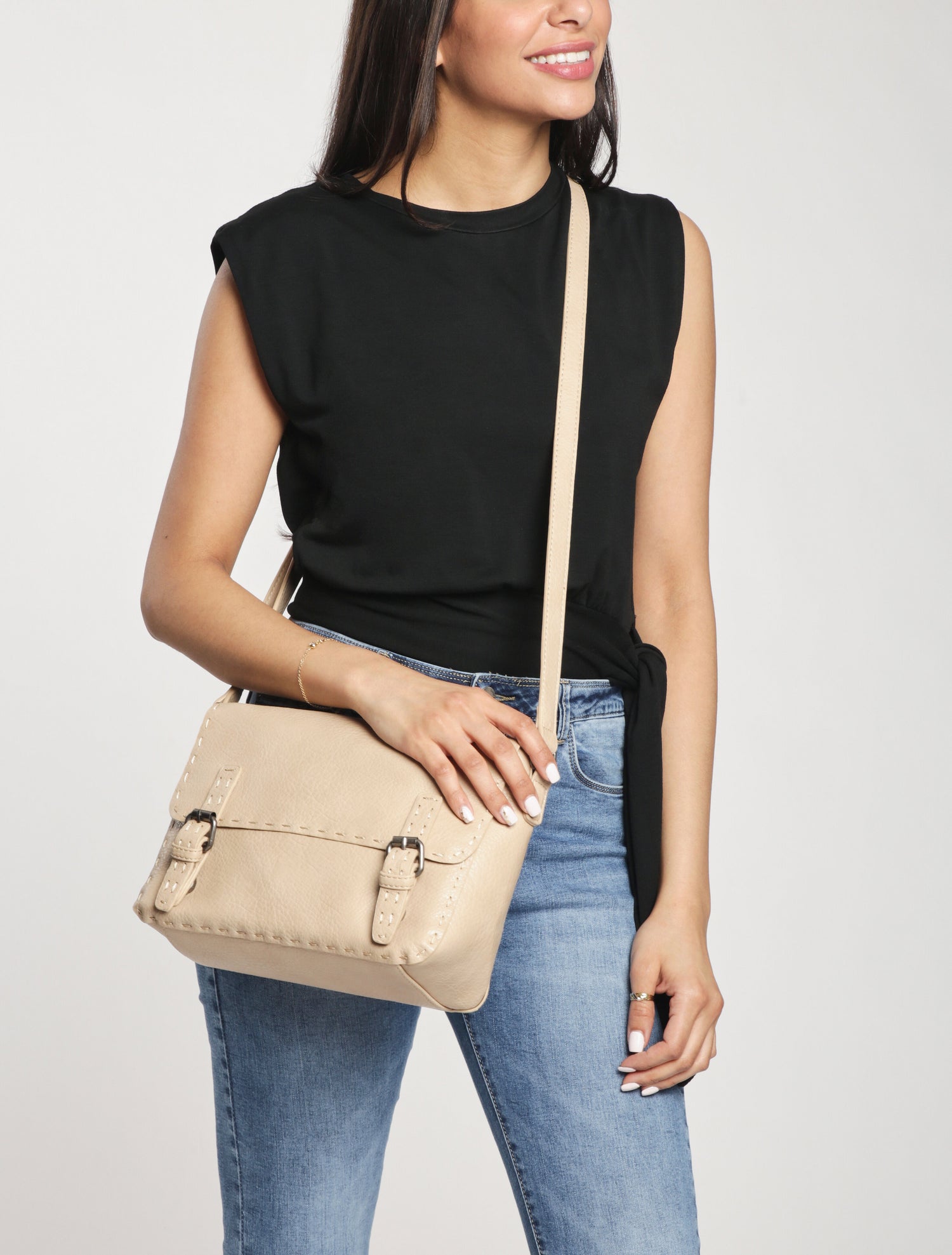 Sac besace Kylie - Beige - 5