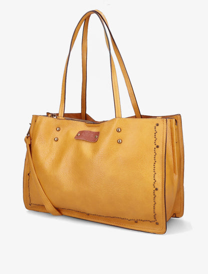 Sac à main Ludovine - Jaune moutarde - 2