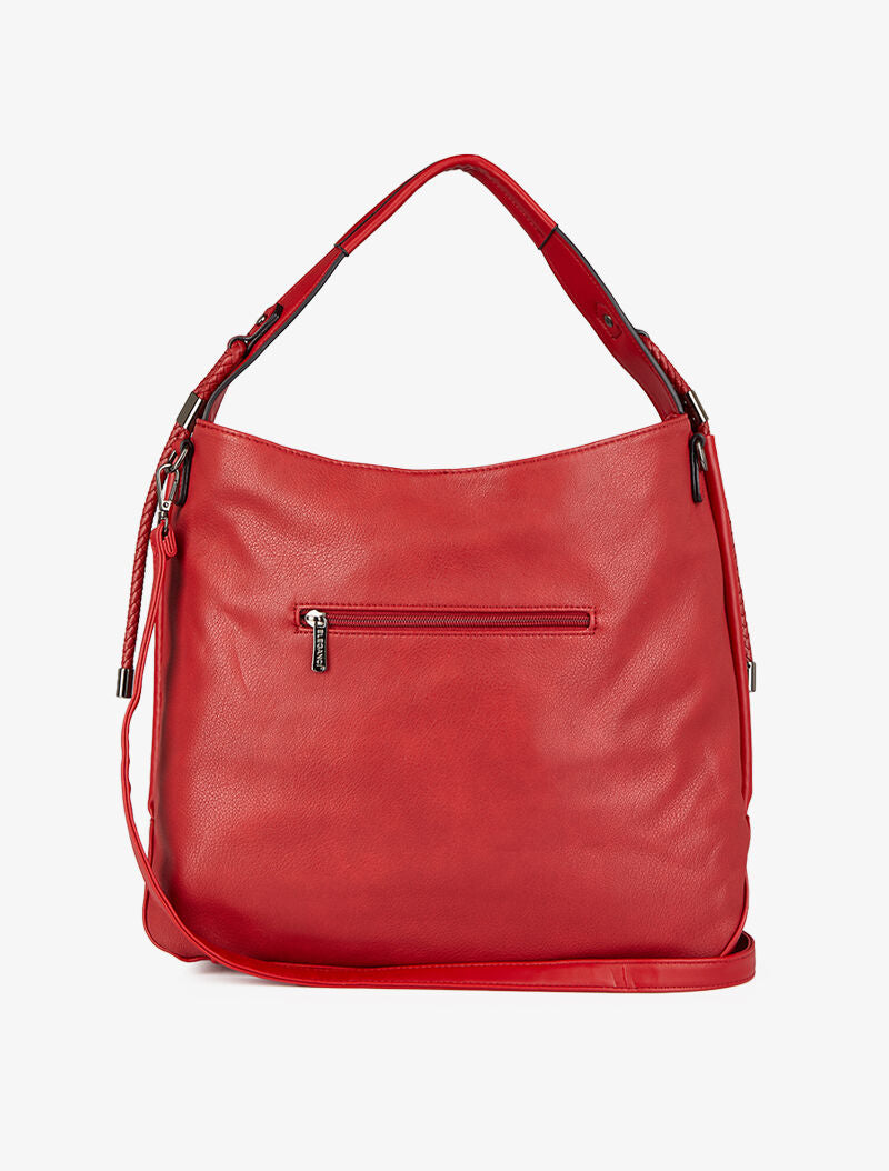 Sac cabas Hélène - Rouge - 3