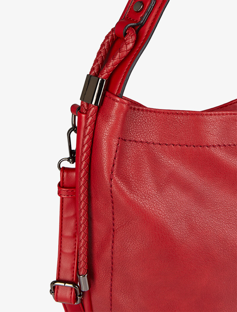 Sac cabas Hélène - Rouge - 4