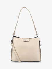 Sac besace Lucile - Beige nacré - 1