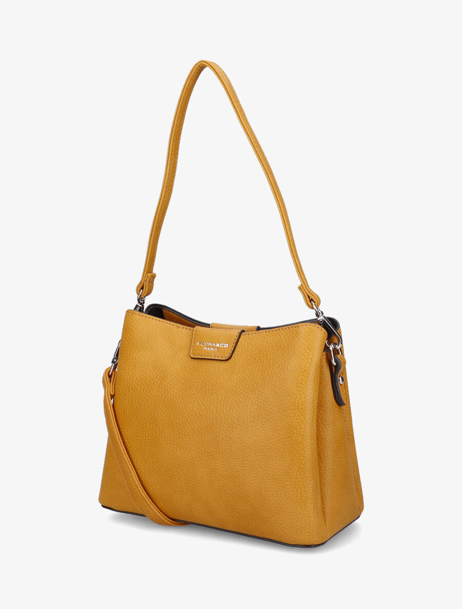 Sac besace Lucile - Jaune moutarde - 2