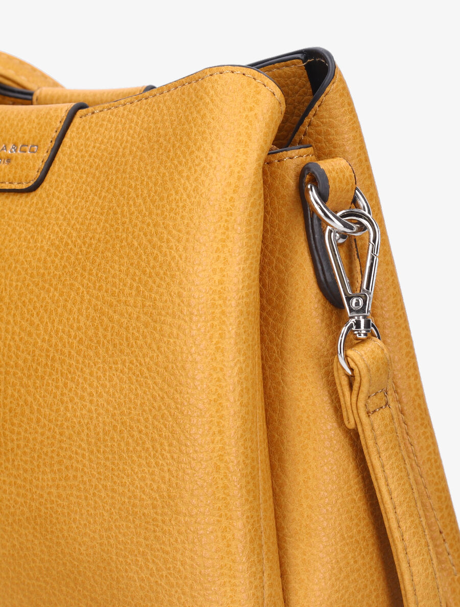 Sac besace Lucile - Jaune moutarde - 4