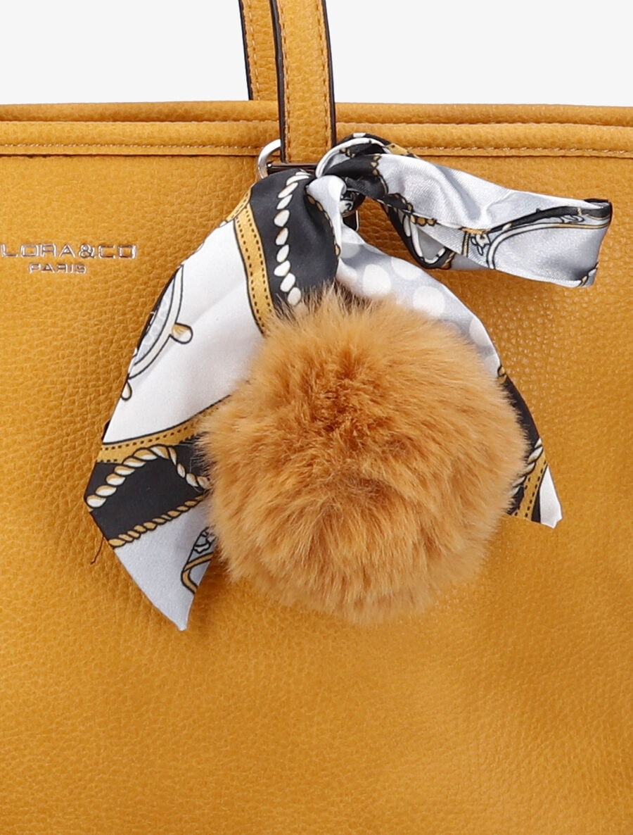 Sac cabas Justine - Jaune moutarde - 4
