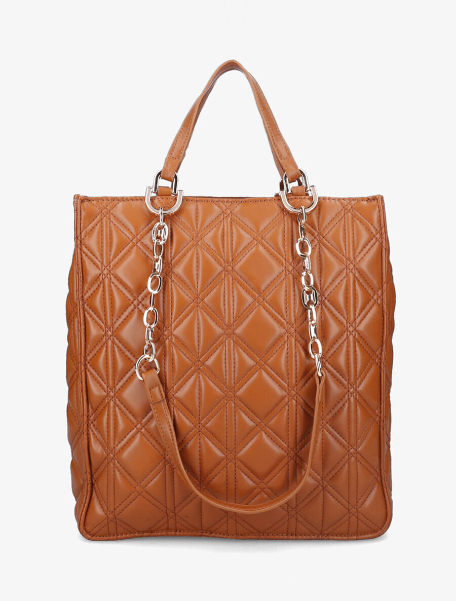 Sac cabas Virginie - Camel - 3
