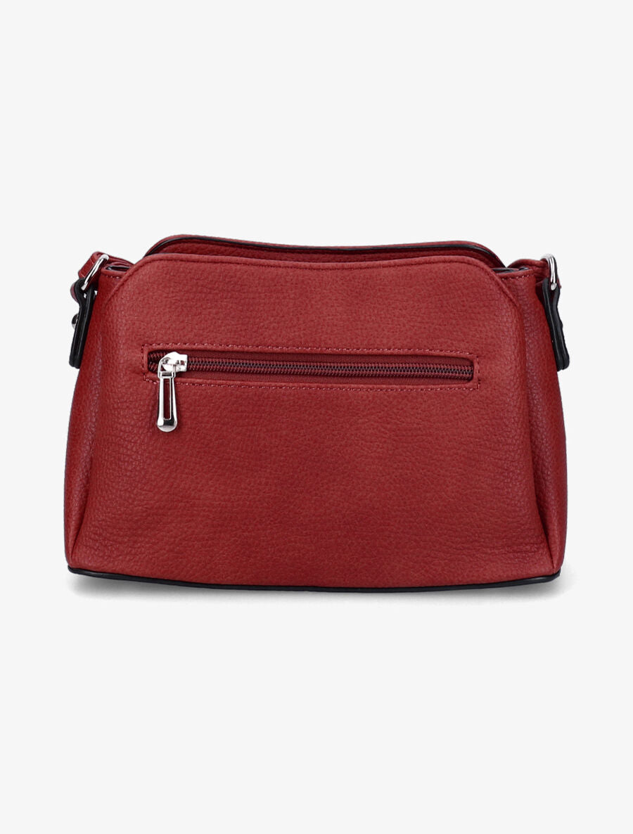 Sac besace Clémence - Rouge - 3