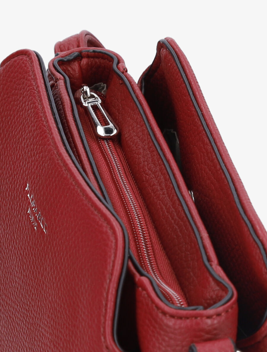 Sac besace Clémence - Rouge - 4