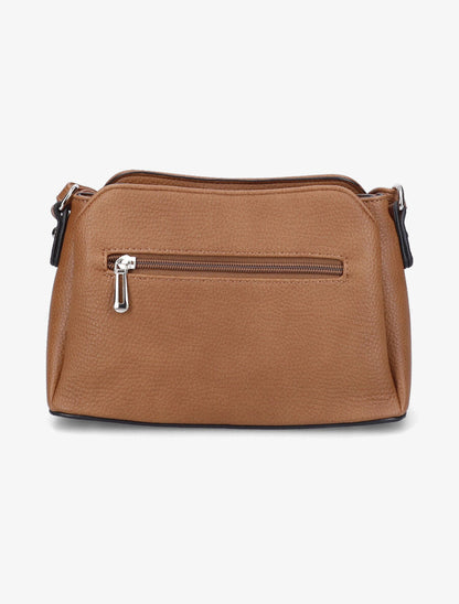 Sac besace Clémence - Camel - 3