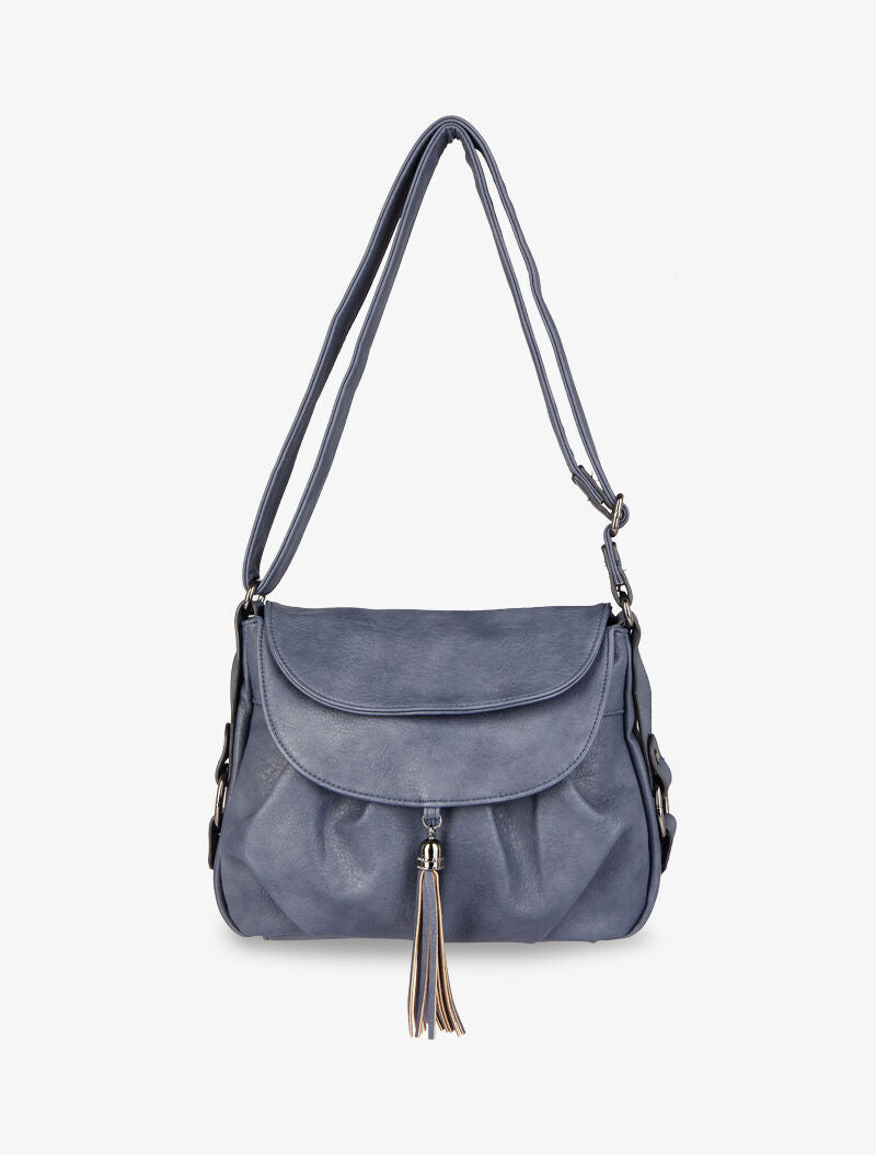 Sac besace Aline - Bleu - 5