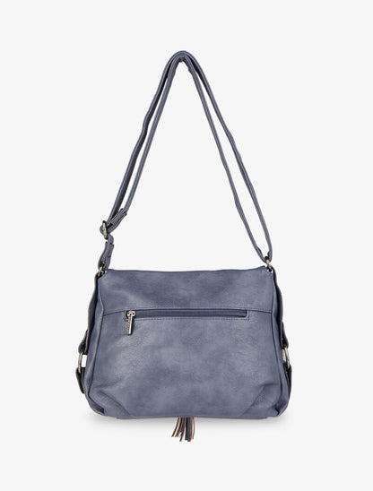 Sac besace Aline - Bleu - 3