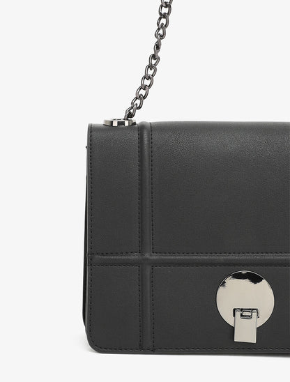 Sac besace Dorota - Noir - 4