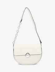 Sac besace Maja - Blanc métallisé - 1