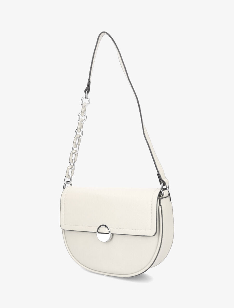 Sac besace Maja - Blanc métallisé - 2