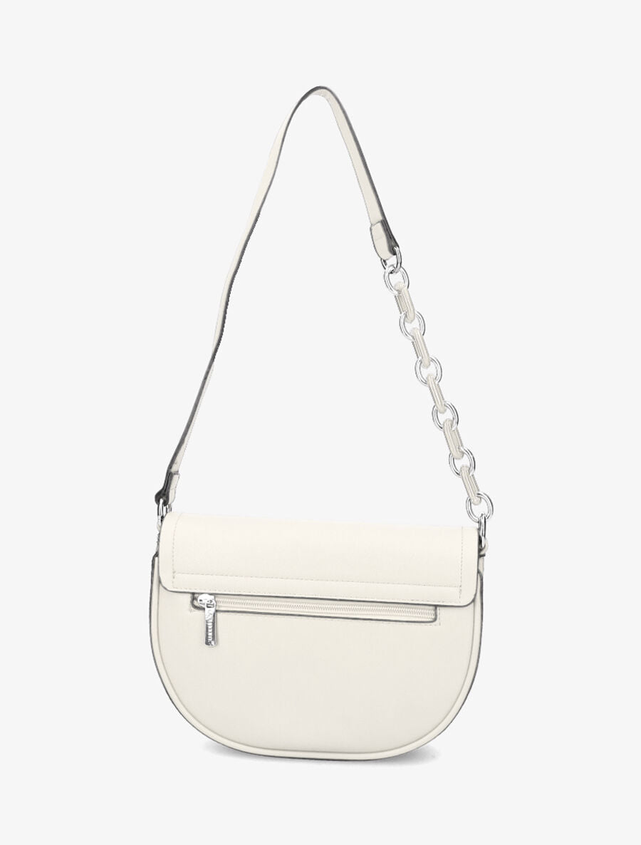 Sac besace Maja - Blanc métallisé - 3