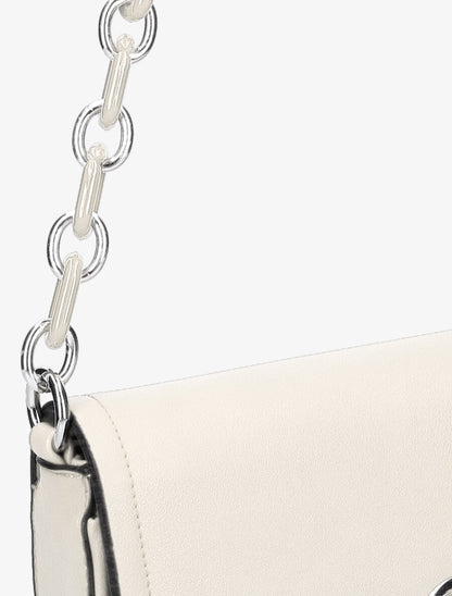Sac besace Maja - Blanc métallisé - 5