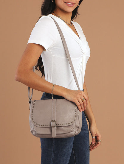 Sac besace Ulla - Taupe - 6