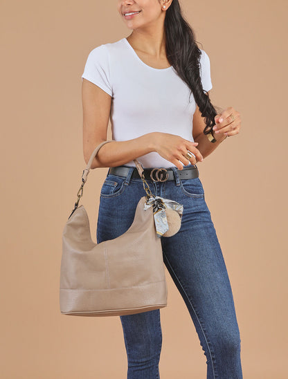 Sac à main Luna - Beige foncé - 5