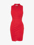 robe unie bas portefeuille - rouge - 3