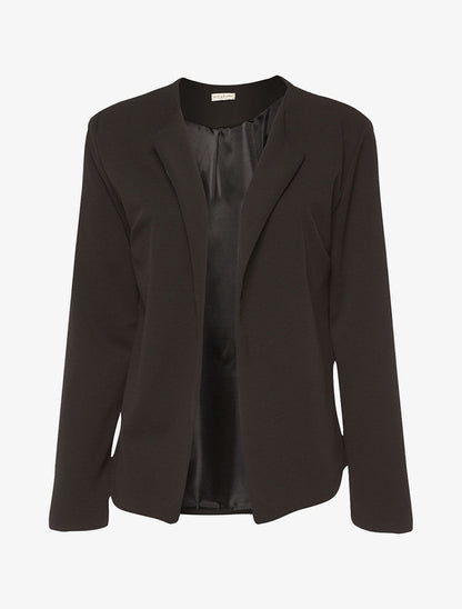 Veste basic à épaulettes - noir - 1