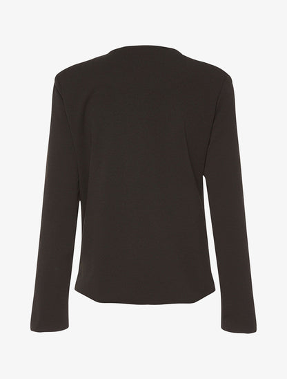 Veste basic à épaulettes - noir - 2
