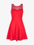 Robe gros flot au dos - rouge - 3