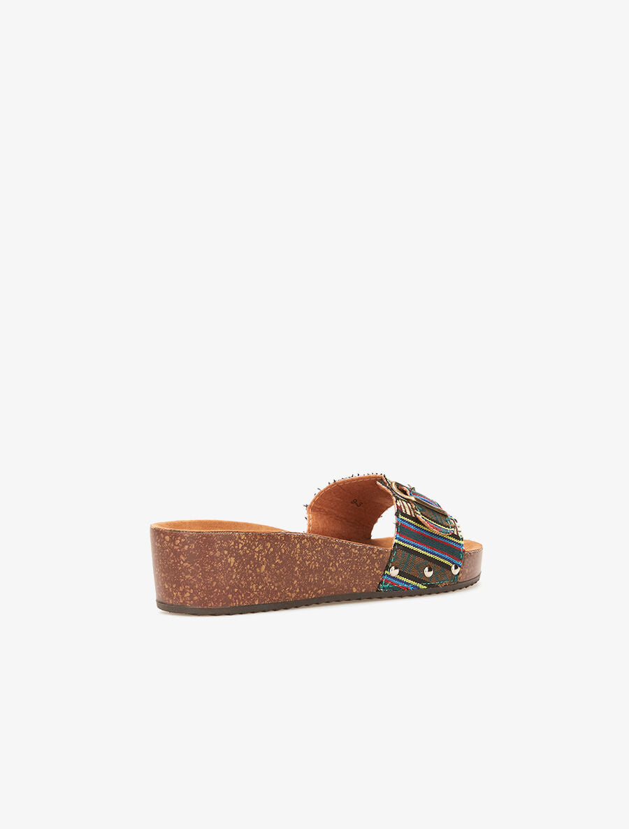 Mules colorées - Vert - 4
