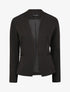 Veste unie ajustée - Noir - 4