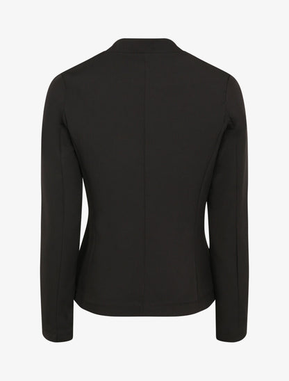 Veste unie ajustée - Noir - 2