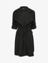Trench fluide uni - Noir - 1