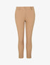 Pantalon slim 7/8 taille standard - Camel - 1