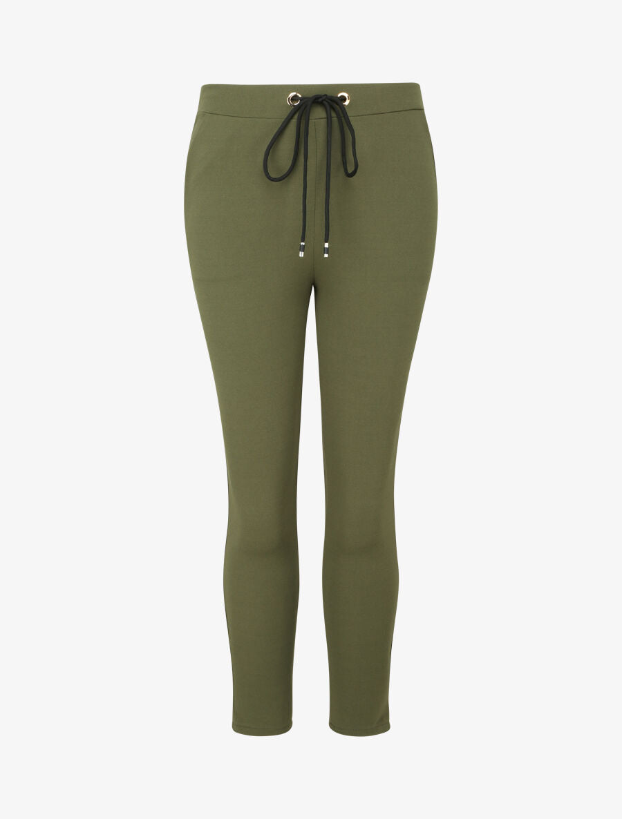 Pantalon jogger slim 7/8 taille haute - Kaki - 5