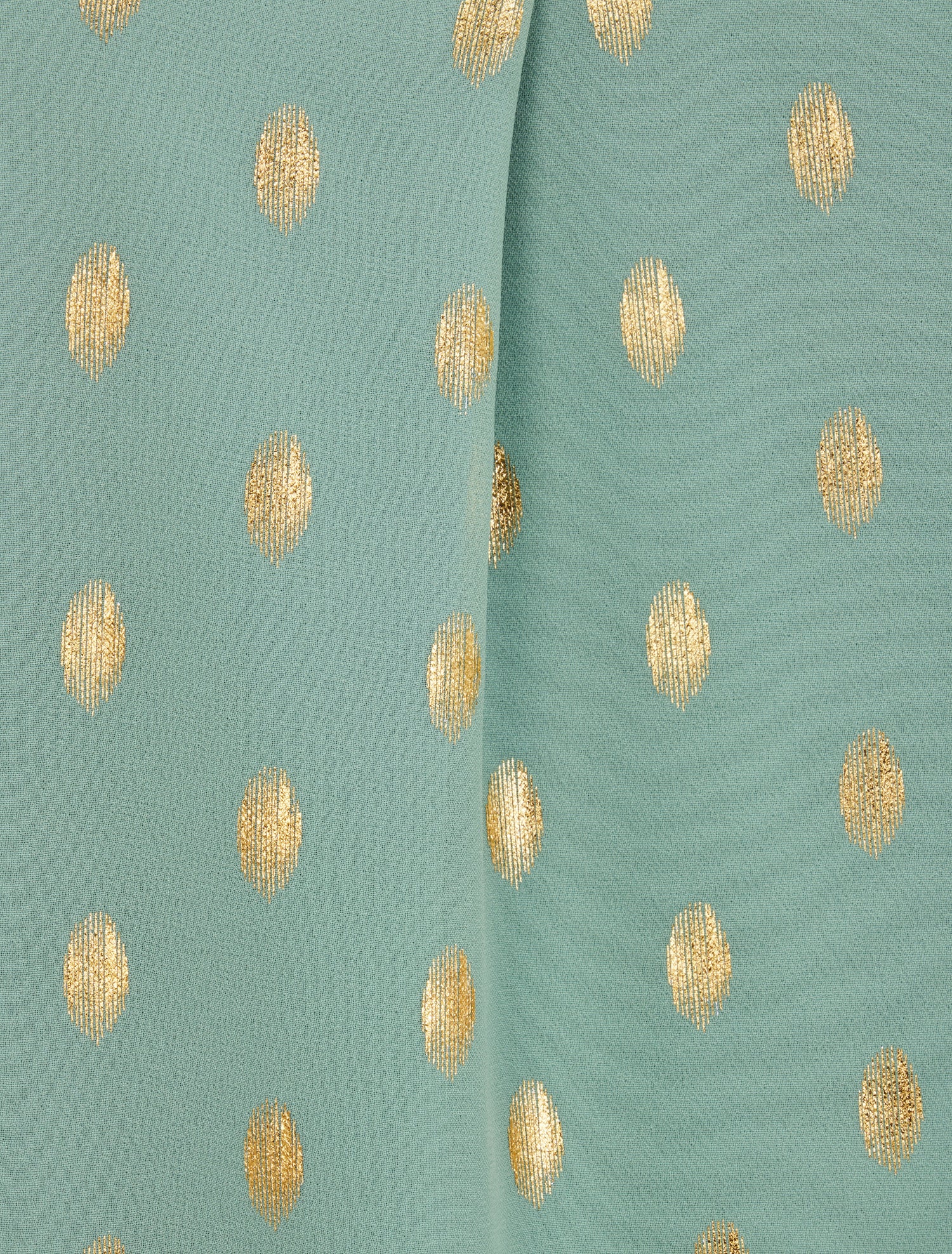 Top droit sans manches à imprimé pois irisés - Vert d&