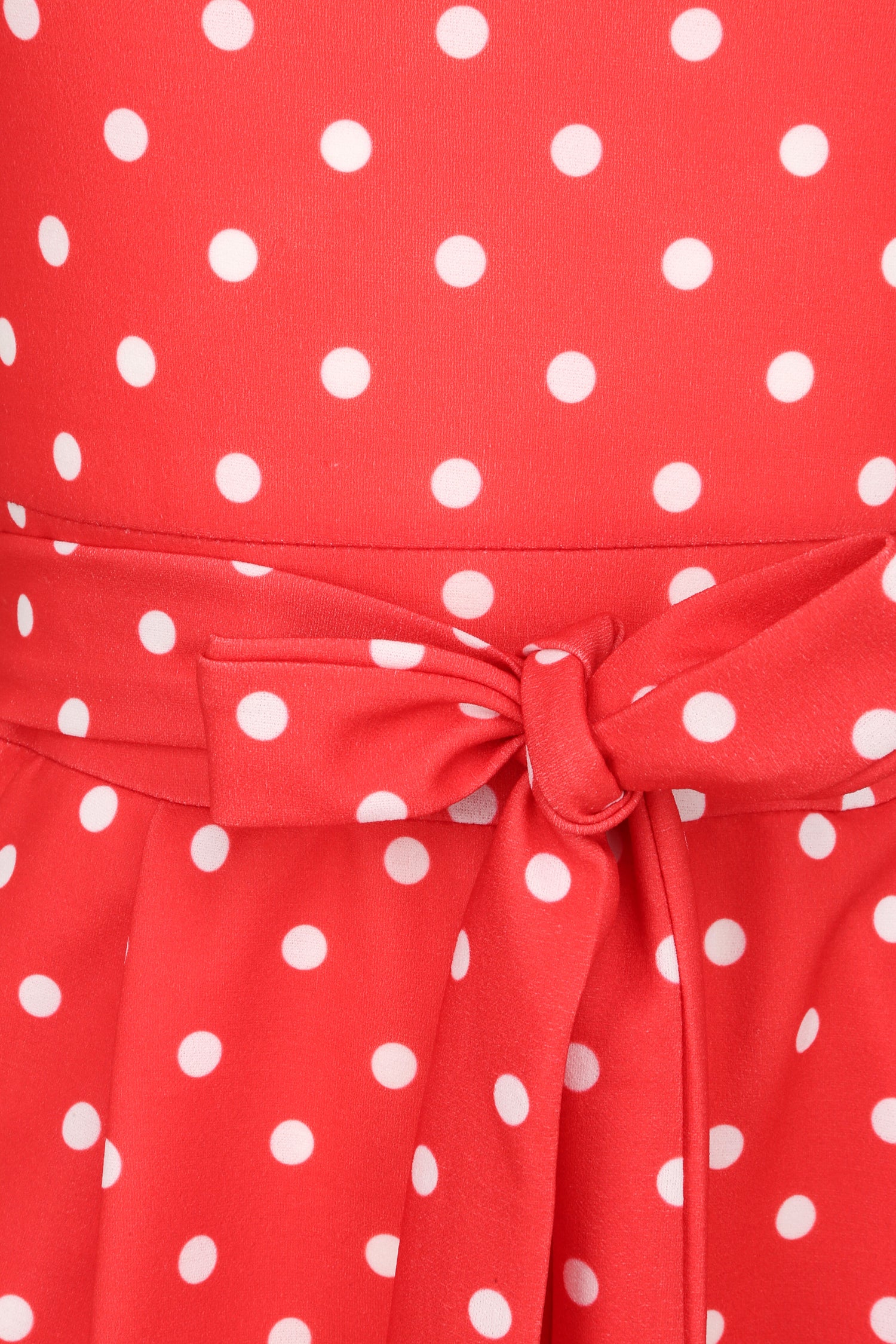 Combishort ajustée à pois - Rouge - 3