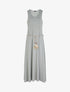 Robe longue basique sans manches - Gris - 4