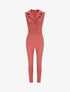 Combinaison carotte uni sans manches - Rose - 1